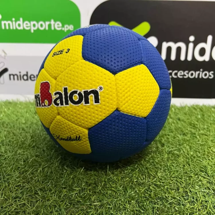 PELOTA PARA HANDBALL MIBALON CELULAR COSIDO #3 - Imagen 5
