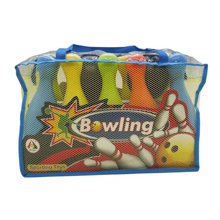 SET BOWLING 10 PALITROQUES + 2 PELOTAS + ESTUCHE (L) - Imagen 3