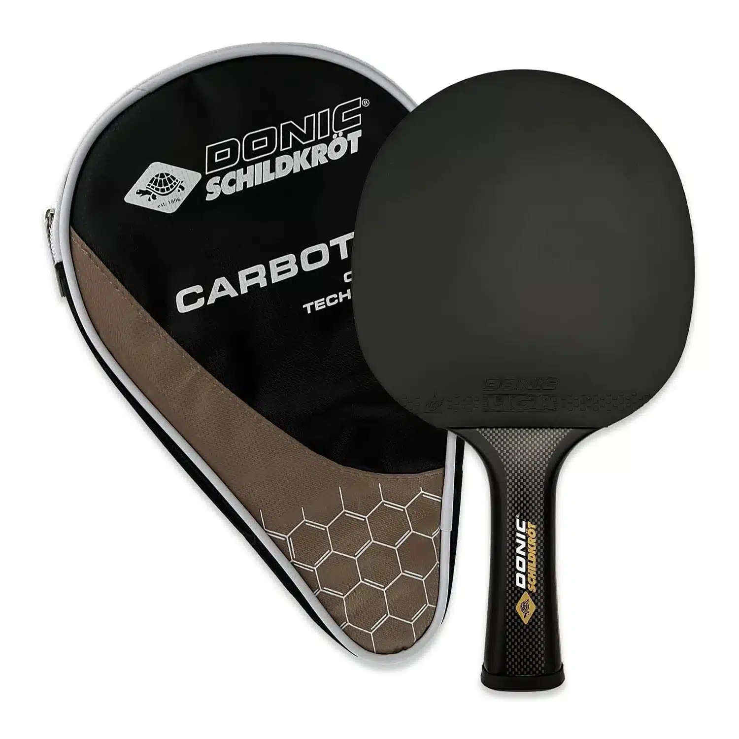 PALETA PARA PING PONG DONIC CARBOTEC 7000 CON FUNDA 