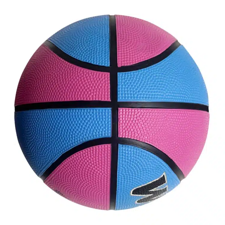 PELOTA DE BÁSKET WINNER GOMA CELESTE/FUCSIA - TALLA 5 - Imagen 4