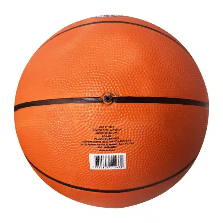 PELOTA DE BÁSKET VINIBALL GOMA NARANJA TALLA 5 - Imagen 3