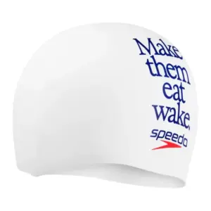 Alternative view of GORRO PARA NATACIÓN SPEEDO SLOGAN PRINTED WHITE - ADULTO