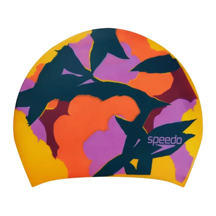 GORRO PARA NATACIÓN SPEEDO LONG HAIR PRINTED MULTICOLOR - ADULTO - Imagen 4
