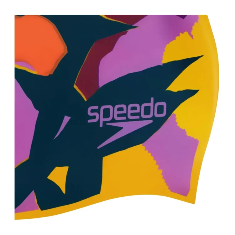 GORRO PARA NATACIÓN SPEEDO LONG HAIR PRINTED MULTICOLOR - ADULTO - Imagen 3
