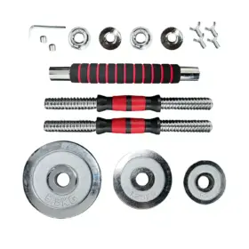 Alternative view of KIT 20KG PESAS CROMADAS CON ADAPTADOR