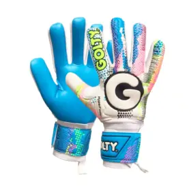 GUANTES DE ARQUERO FUTBOL GOLTY HYPERFASTER - BLANCO/AZUL