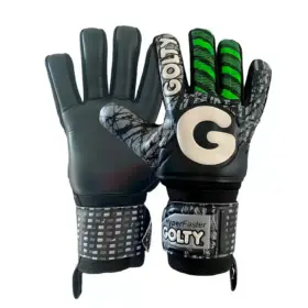GUANTES DE ARQUERO FUTBOL GOLTY HYPERFASTER - NEGRO/VERDE