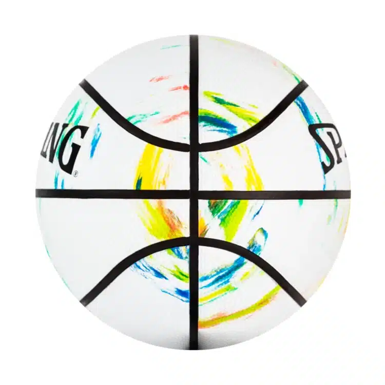 PELOTA DE BASQUET SPALDING MARBLE SERIES GOMA BLANCO #6 - Imagen 3