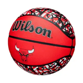 Alternative view of PELOTA DE BASKET WILSON NBA TEAM GRAFFITI CHICAGO BULLS #7