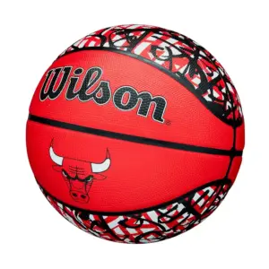 Alternative view of PELOTA DE BASKET WILSON NBA TEAM GRAFFITI CHICAGO BULLS #7