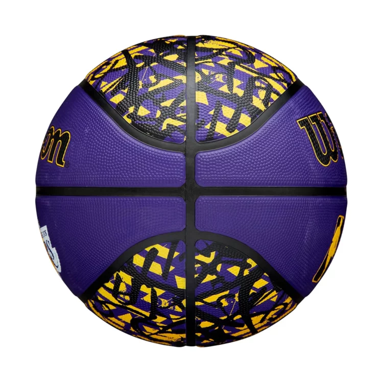 PELOTA DE BASKET WILSON NBA TEAM GRAFFITI LAKERS #7 - Imagen 3