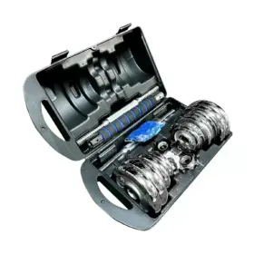 KIT PESAS CROMADAS CON ADAPTADOR 30 CM ESPUMA WINNER