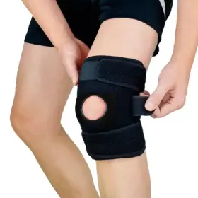 RODILLERA DEPORTIVA DE COMPRESIÓN CON VELCRO NOVATEST #DK912 X1 UND