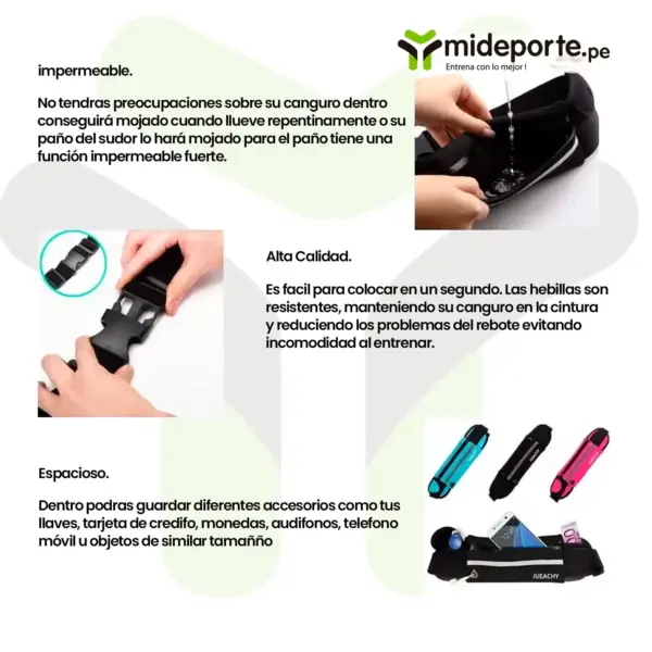 CANGURO RUNNING PARA DEPORTE GRANDE - Imagen 6