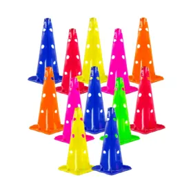 PACK X 12 CONOS DE 35CM C/ORIFICIOS – DELGADO