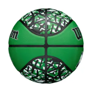 Alternative view of PELOTA DE BASKET WILSON NBA TEAM GRAFFITI BOSTON CELTICS #7