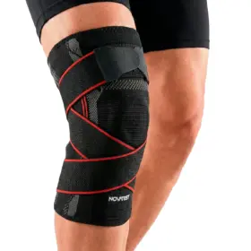 RODILLERA DE COMPRESIÓN CON SOPORTE DE GEL Y VARILLAS